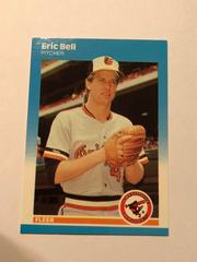 Eric Bell #U-2 Baseball Cards 1987 Fleer Update Prices