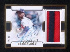 Ozzie Albies #FAC-OA Baseball Cards 2023 Topps Definitive Framed Autograph Patch Collection Prices