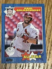 Paul Goldschmidt [Blue] #87AS-27 Baseball Cards 2022 Topps 1987 All Stars Prices
