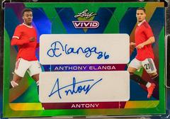 Anthony Elanga , Antony [Green] Soccer Cards 2022 Leaf Vivid Dual Autographs Prices