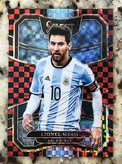 Lionel Messi [Checkerboard] #76 Soccer Cards 2017 Panini Select Prices
