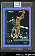 Jerry West [Purple] Basketball Cards 2020 Panini One and One Prices