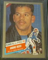 Andre Reed #1 Football Cards 1991 Fleer All Pro Prices