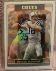 Peyton Manning [Refractor] #8 Football Cards 2006 Topps Chrome Prices