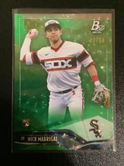 Nick Madrigal [Green Icy Foil] #59 Baseball Cards 2021 Bowman Platinum Prices