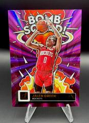 Jalen Green [Purple Laser] #8 Basketball Cards 2022 Panini Donruss Bomb Squad Prices