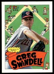 Greg Swindell #72 Baseball Cards 1992 Topps Kids Prices