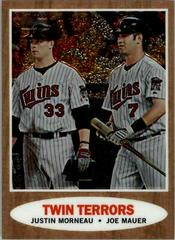 Joe Mauer, Justin Morneau #C83 Baseball Cards 2011 Topps Heritage Chrome Prices