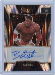 Batista [Flash Prizm] #SN-BTA Wrestling Cards 2022 Panini Select WWE Signature Selections Prices