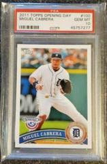 Miguel Cabrera Baseball Cards 2011 Topps Opening Day Prices