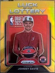 Johnny Davis [Gold] #12 Basketball Cards 2022 Panini Prizm Luck of the Lottery Prices