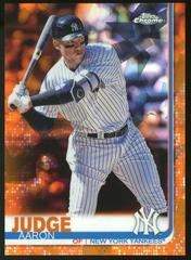 Aaron Judge [Orange Refractor] #150 Baseball Cards 2019 Topps Chrome Sapphire Prices