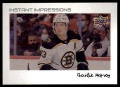 Charlie McAvoy Hockey Cards 2022 Upper Deck Instant Impressions Prices