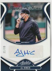 AJ Hinch [Retail] #MOF-AJ Baseball Cards 2022 Panini Absolute Marks of Fame Autographs Prices