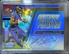 Devin Duvernay [Blue] #CPS-DD Football Cards 2022 Panini Certified Potential Signatures Prices
