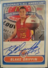 Blake Griffin [Autograph] Basketball Cards 2007 Topps McDonald's All American Prices
