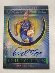 Deanna Nolan [Gold] #UA-DNL Basketball Cards 2023 Panini Origins WNBA Universal Autographs Prices