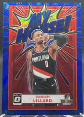 Damian Lillard [Blue] #7 Basketball Cards 2020 Panini Donruss Optic My House Prices