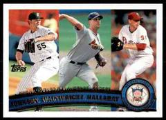 Adam Wainwright, Josh Johnson, Roy Halladay #T60A-  Baseball Cards 2011 Topps Prices