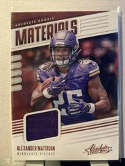 Alexander Mattison #RM-2 Football Cards 2019 Panini Absolute Rookie Materials Prices