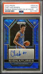 Chet Holmgren [Blue Wave] #RSI-CHE Basketball Cards 2022 Panini Prizm Rookie Signatures Prices