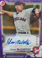 Shane McCarthy [Purple] Baseball Cards 2021 Bowman Paper Prospects Autographs Prices