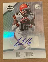 Josh Cribbs [Monikers Silver Autograph] #27 Football Cards 2012 Panini Limited Prices