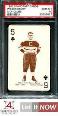 Wilbur Henry [5 of Clubs] Football Cards 1963 Stancraft Playing Cards Prices