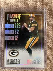 Aaron Rodgers [Playoff Ticket] #33 Football Cards 2016 Panini Contenders Prices