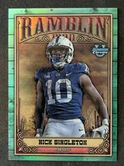 Nick Singleton [Aqua] #RM-3 Football Cards 2023 Bowman Chrome University Ramblin' Man Prices