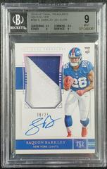Saquon Barkley Football Cards 2018 National Treasures Patch Autograph Prices