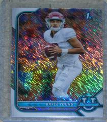 Bryce Young [Shimmer] #4 Football Cards 2021 Bowman University Prices