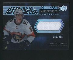 Anton Lundell Hockey Cards 2021 SPx UD Black Obsidian Rookies Prices