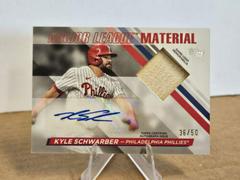 Kyle Schwarber #MLMA-KSC Baseball Cards 2024 Topps Major League Material Autograph Prices