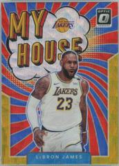 LeBron James [Gold Wave] #6 Basketball Cards 2021 Panini Donruss Optic My House Prices