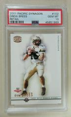 Drew Brees [Retail] Football Cards 2001 Pacific Dynagon Prices