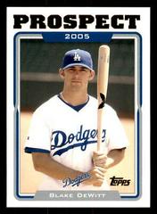 Blake DeWitt #UH107 Baseball Cards 2005 Topps Updates & Highlights Prices