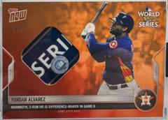 Yordan Alvarez [Relic] #1159E Baseball Cards 2022 Topps Now Prices