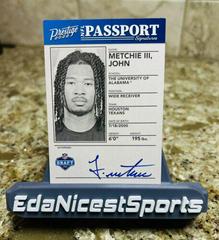John Metchie III #NPS-JM Football Cards 2022 Panini Prestige NFL Passport Signatures Prices
