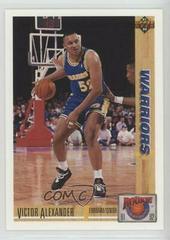 Victor Alexander #R21 Basketball Cards 1991 Upper Deck Rookie Standouts Prices