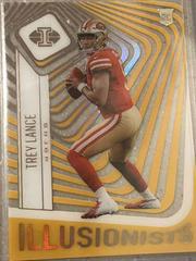 Trey Lance [Gold] Football Cards 2021 Panini Illusions Illusionists Prices