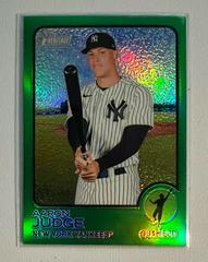 Aaron Judge [Chrome Green] #44 Baseball Cards 2022 Topps Heritage Prices