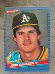 Jose Canseco #39 Baseball Cards 1986 Donruss Prices