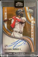 Michael Harris II [Orange] #SFA-MH Baseball Cards 2023 Topps Chrome Black Super Futures Autographs Prices