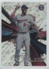 Byron Buxton [Grass Clouds Diffractor] Baseball Cards 2015 Topps High Tek Prices