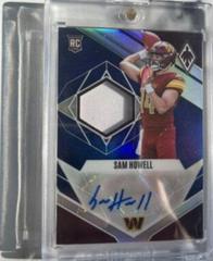 Sam Howell [Prime Blue] #RJA-SH Football Cards 2022 Panini Phoenix RPS Rookie Auto Jersey Prices