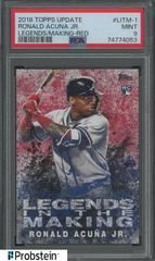 Ronald Acuna Jr. [Red] #LITM-1 Baseball Cards 2018 Topps Update Legends in the Making Prices