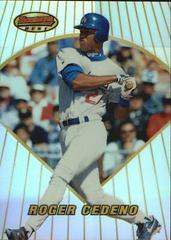 Roger Cedeno [Refractor] #115 Baseball Cards 1996 Bowman's Best Prices