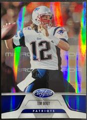 Tom Brady [Mirror Blue] Football Cards 2011 Panini Certified Prices