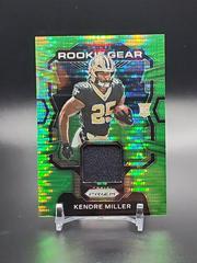 Kendre Miller [Green] #RG-KM Football Cards 2023 Panini Prizm Rookie Gear Prices